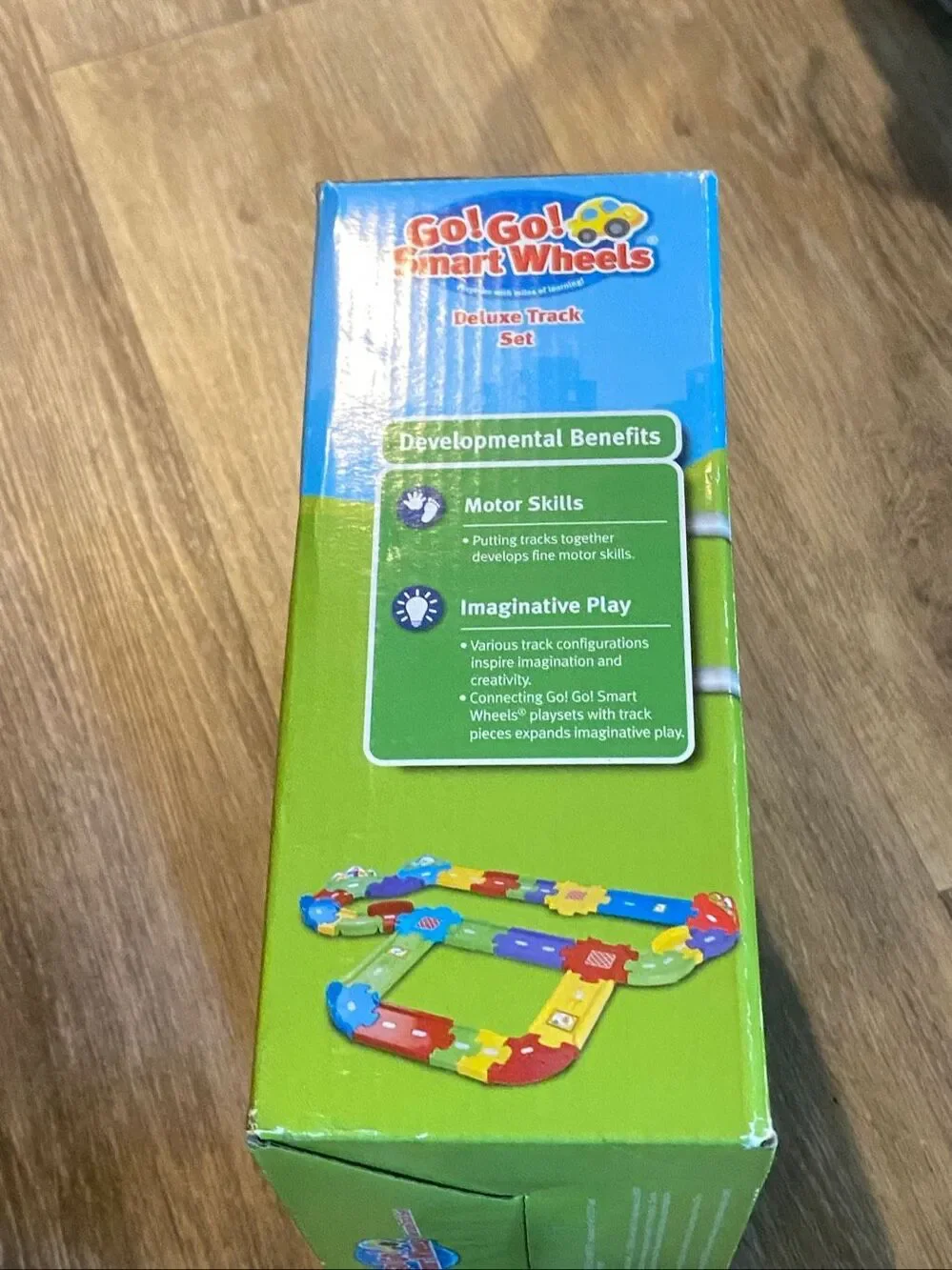 New VTech Go! Go! Smart Wheels Deluxe Track Set 30 Piece Tracks 3 Smart Points